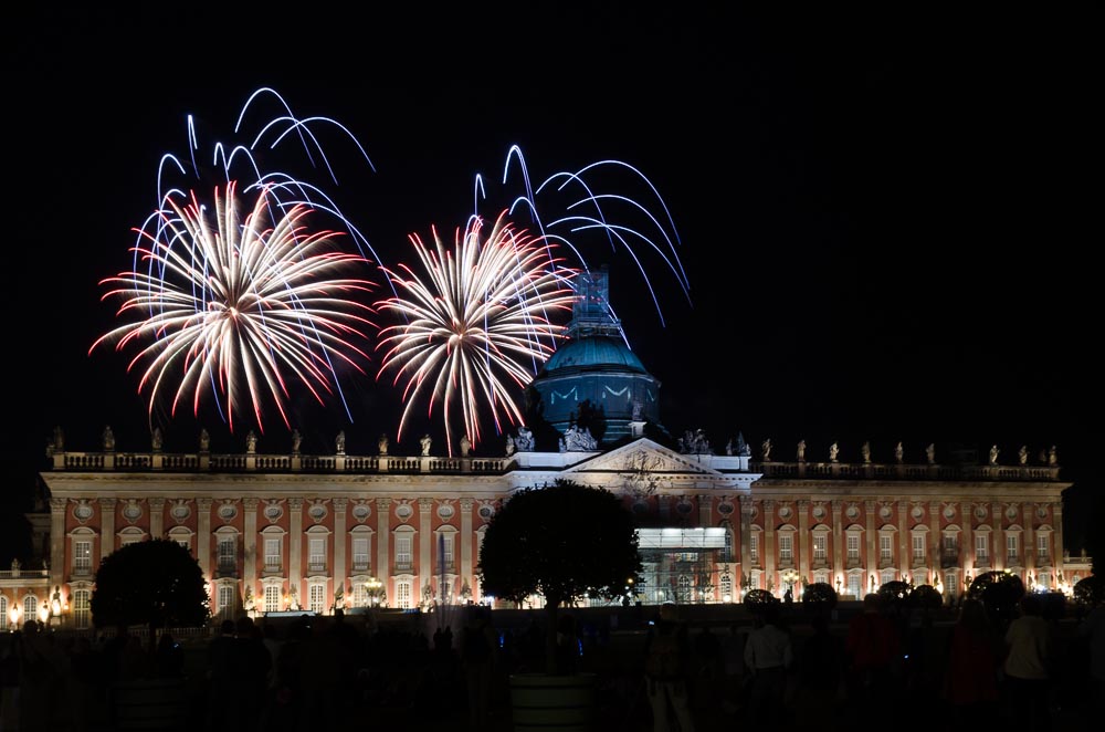 Feuerwerk-Neues Palais-Sanssouci