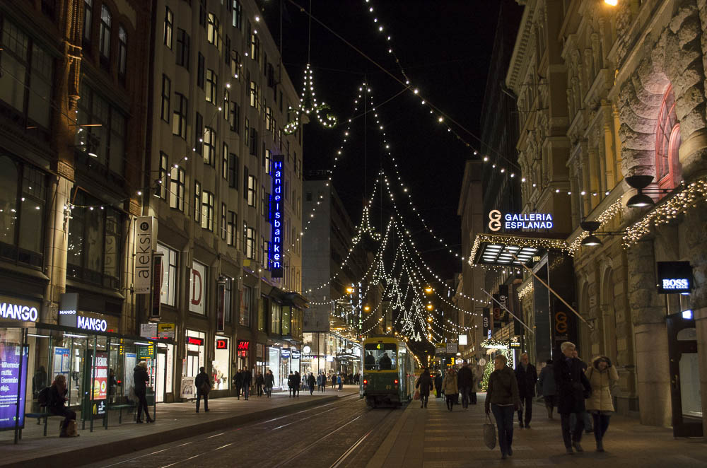 Weihnachtliche Stimmung in Helsinki