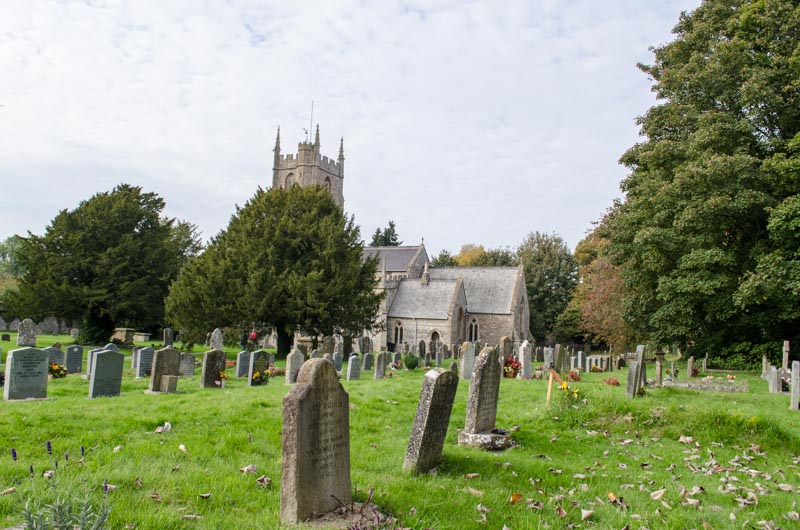 Alter englischer Friedhof in Avebury