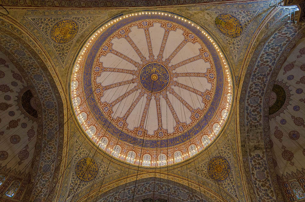 Kuppel der blauen Moschee in Istanbul