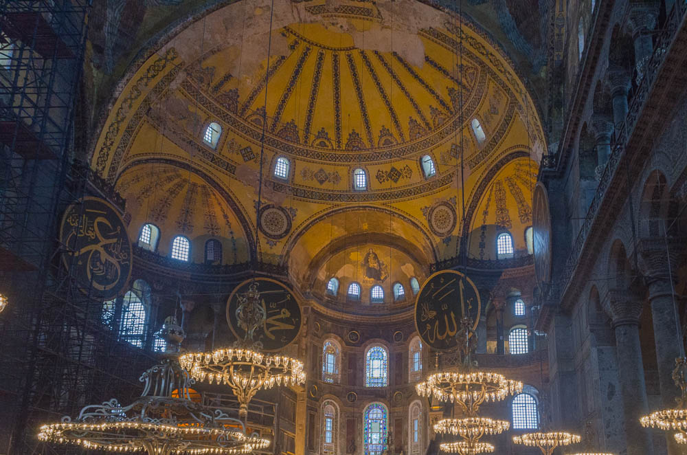 Hagia Sophia von Innen.