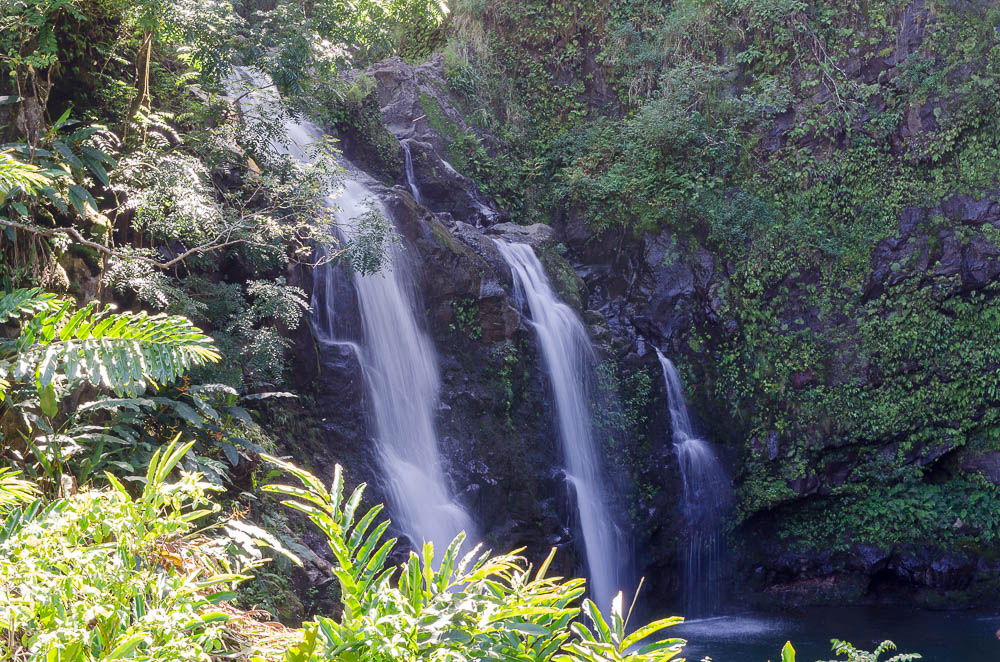 Wasserfälle auf der Garteninsel Hawaii