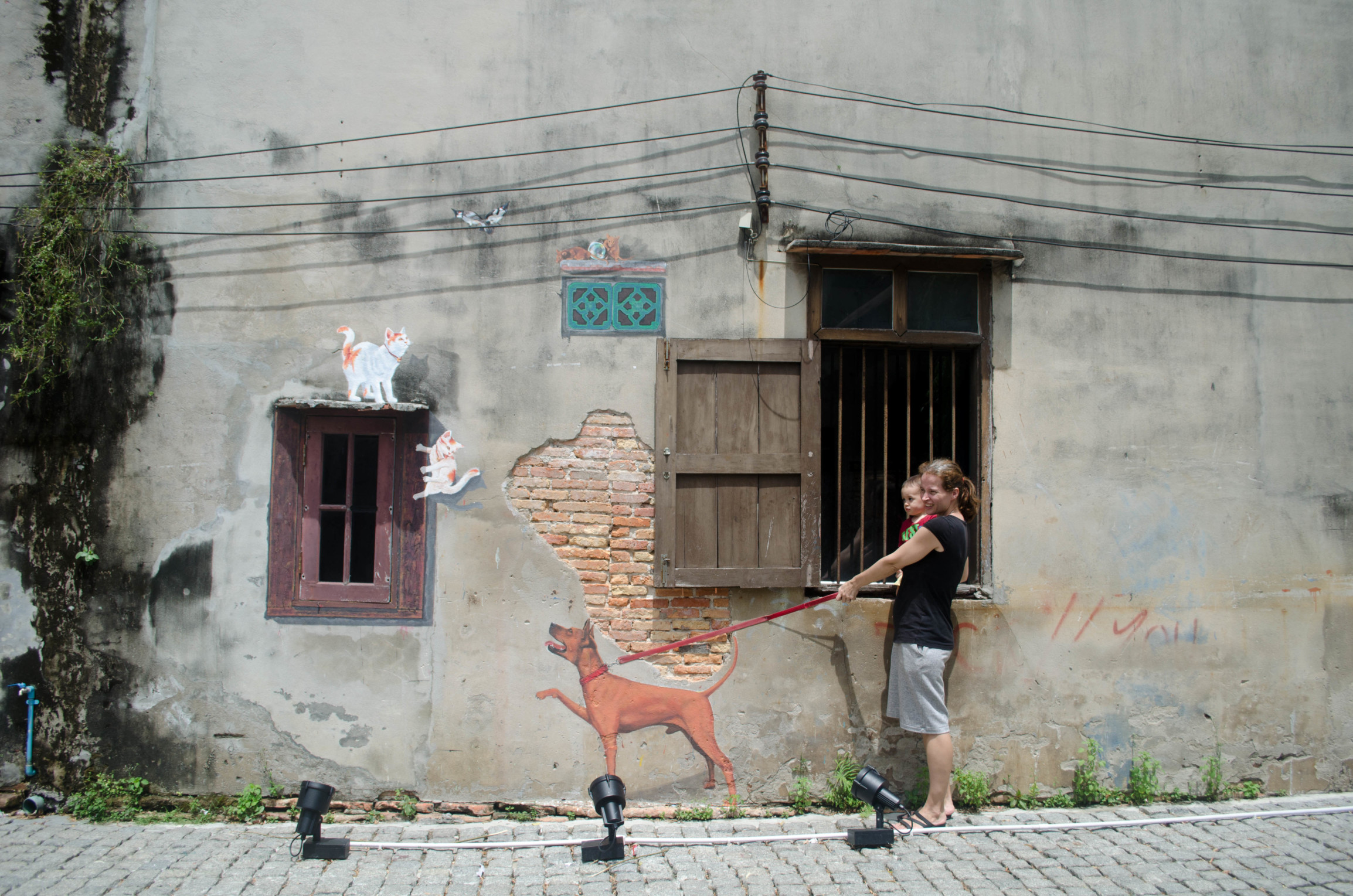 Streetart auf dem Old Heritage Trail in Songkhla