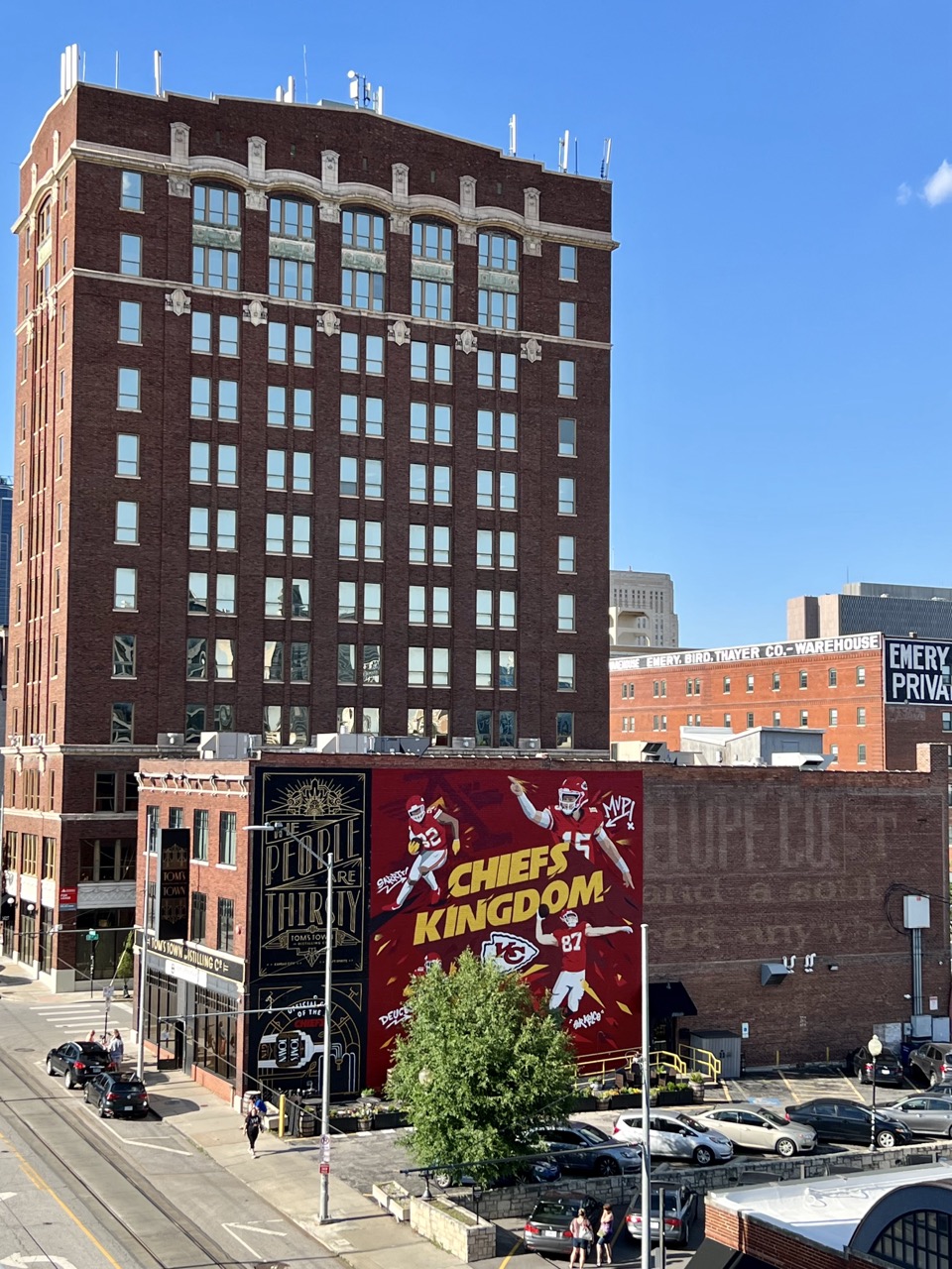 Crossroads District mit Streetart in Kansas City