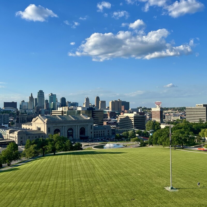 Kansas City mit Blick auf Union Station