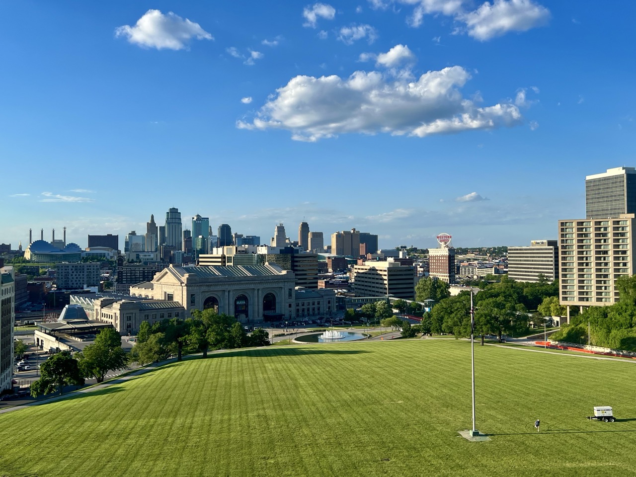 Kansas City mit Blick auf Union Station