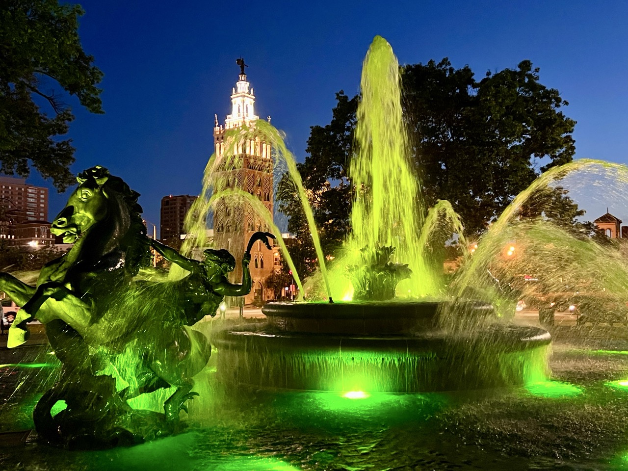 Springbrunnen (Fountains) am Kansas City Plaza