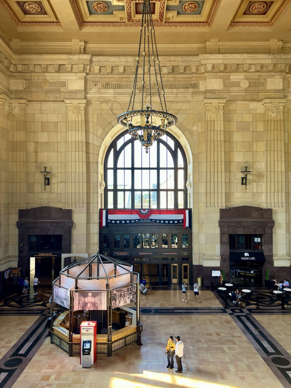 Blick auf und in die Union Station