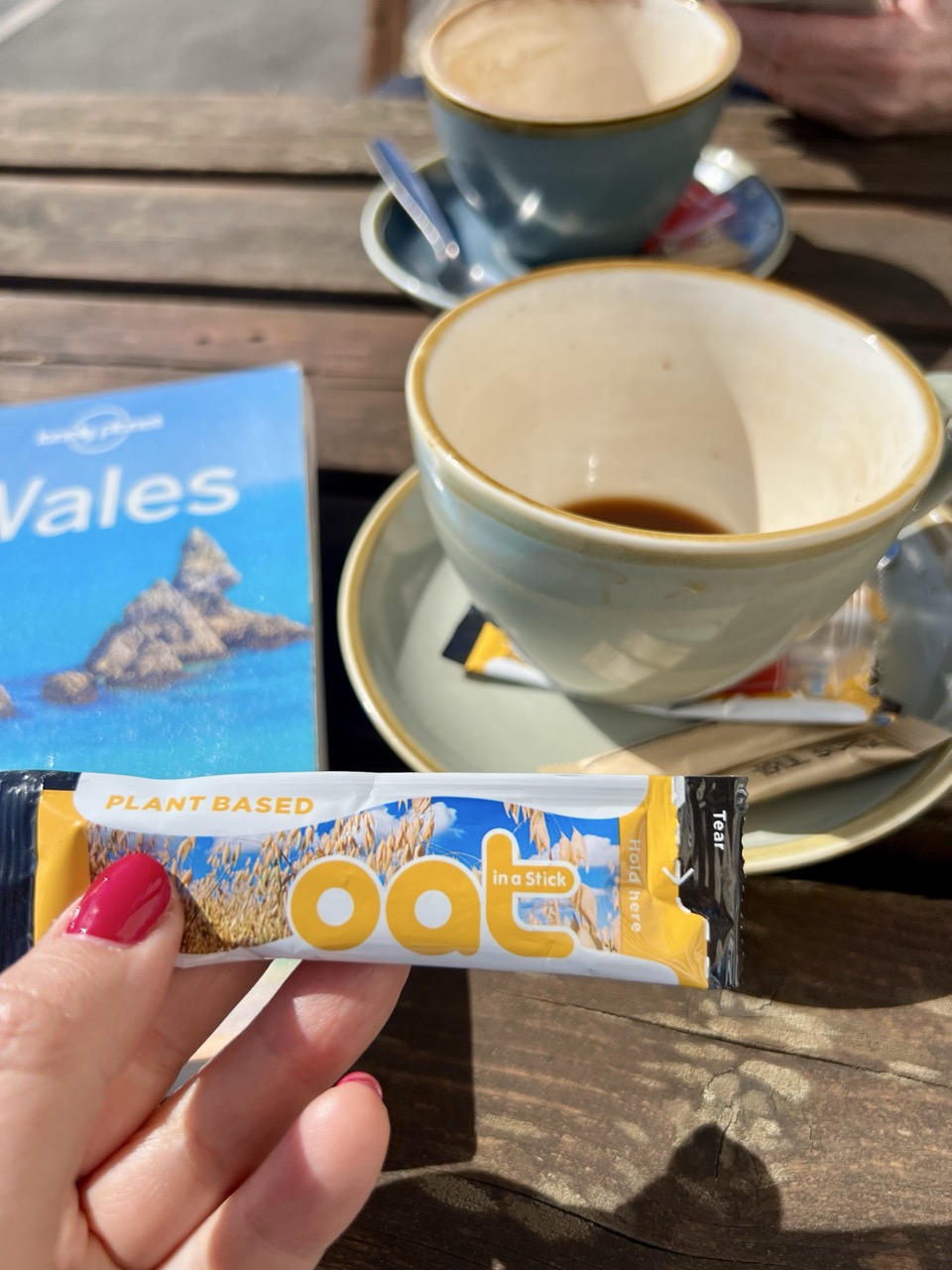 Hafermilch für Kaffee in Wales