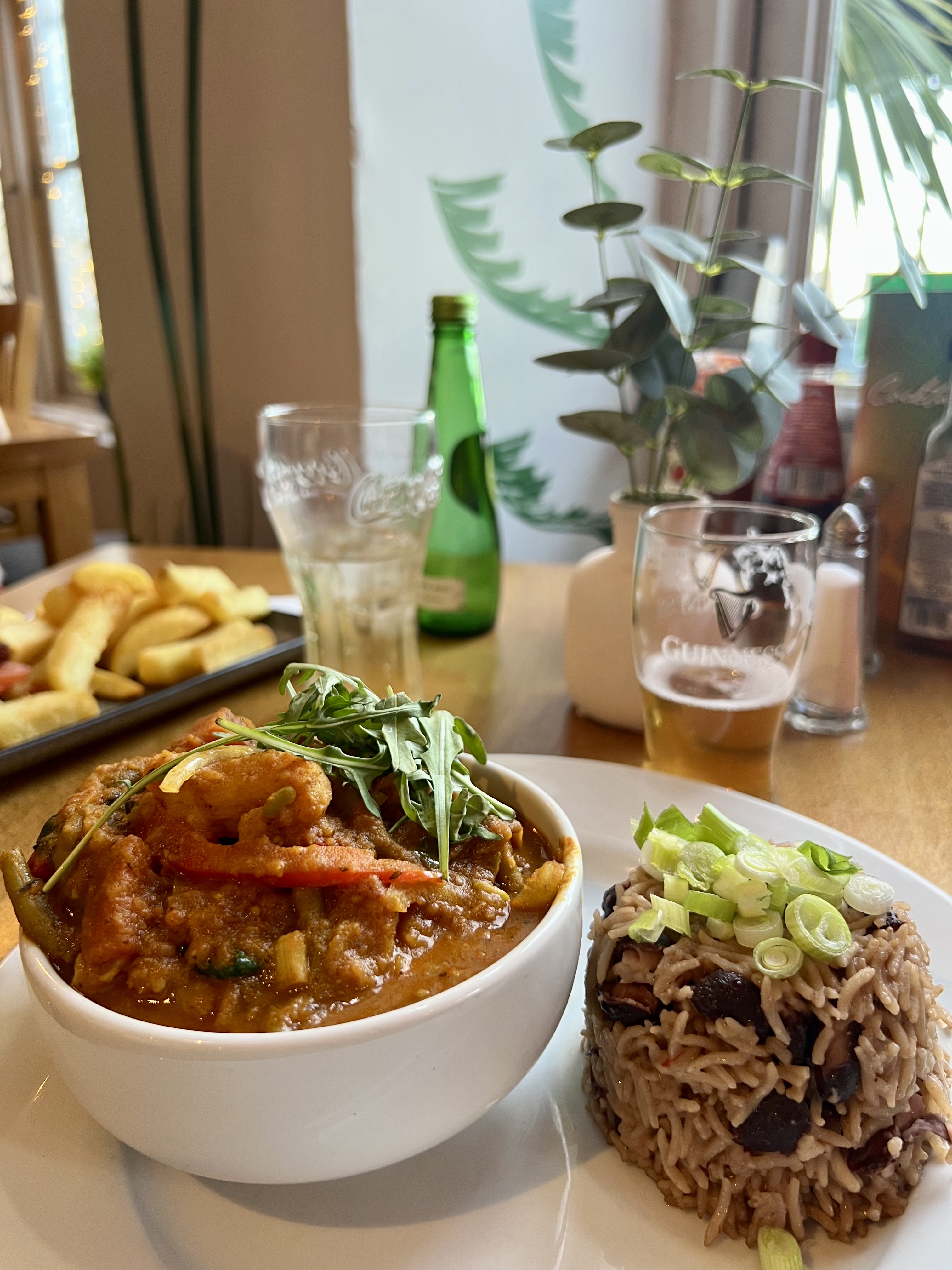 Karibisches veganes Curry